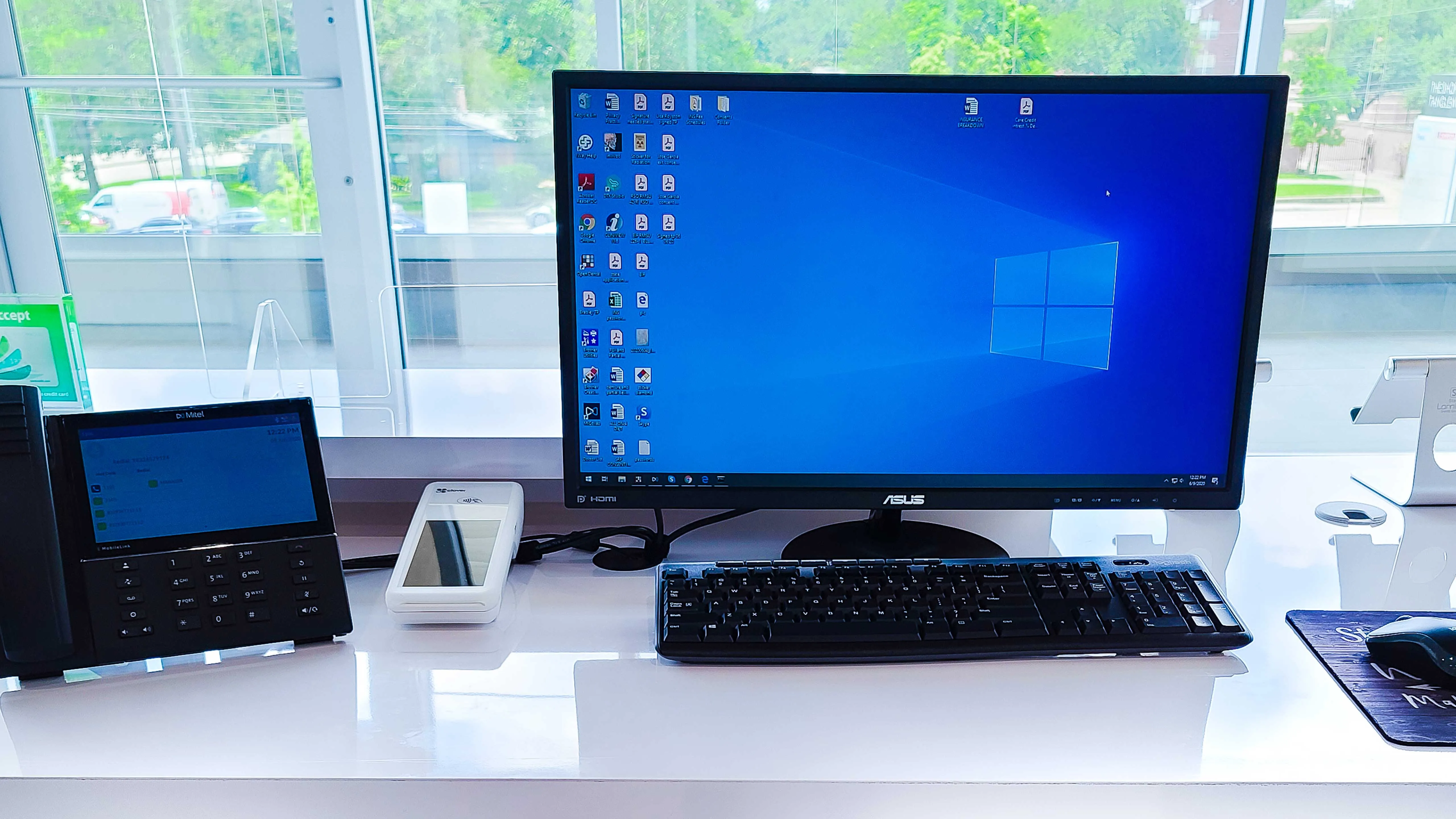 An image of an office setup