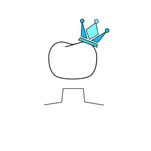 Dental crown illustration